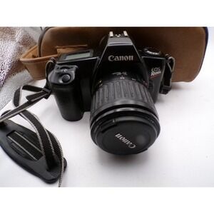 Canon EOS Rebel II 35 80mm 1:4 5.6 Zoom Lens 35mm Film Camera Kit Works